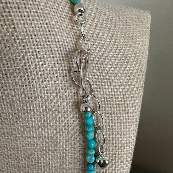 Minibead turquoise necklace by Jay King - Picture 5 of 10